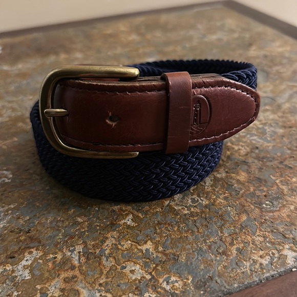 Giselle Dark Navy Braided Elastic Belt main image 0
